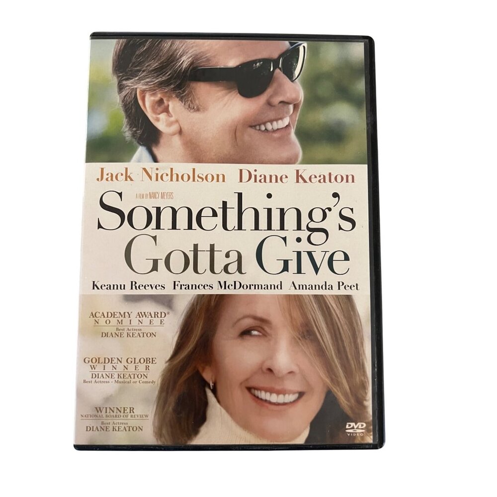 Something’s Gotta Give DVD 2003 Rom-Com Jack Nicholson Diane Keaton Pre-Owned